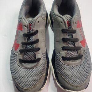 Under Armour Micro Running Athletic Sneakers Gray/Red 4501420308 Boys Size Y4